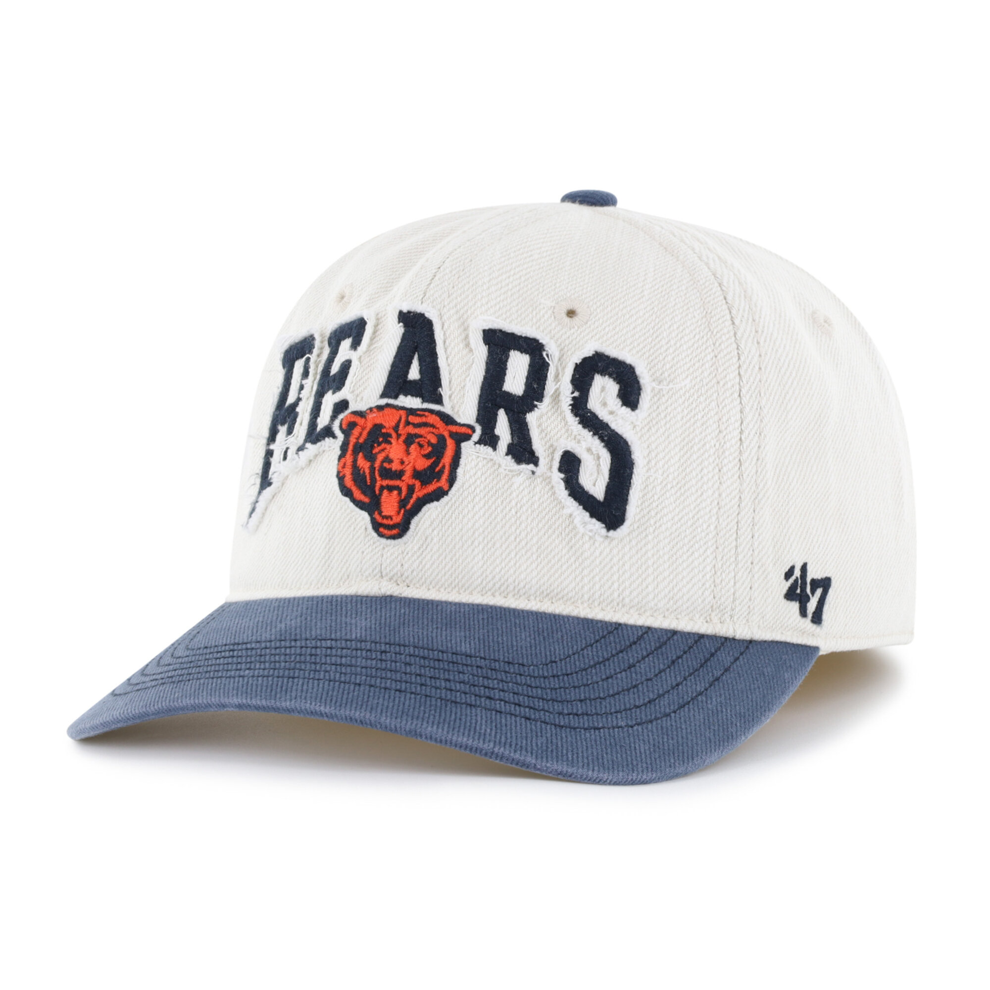 Men's '47 Natural Chicago Bears Throwback Groton Franchise Fitted Hat