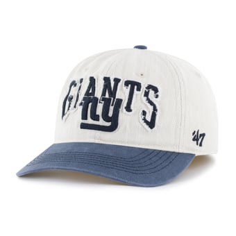 Men's '47 Natural New York Giants Throwback Groton Franchise Fitted Hat