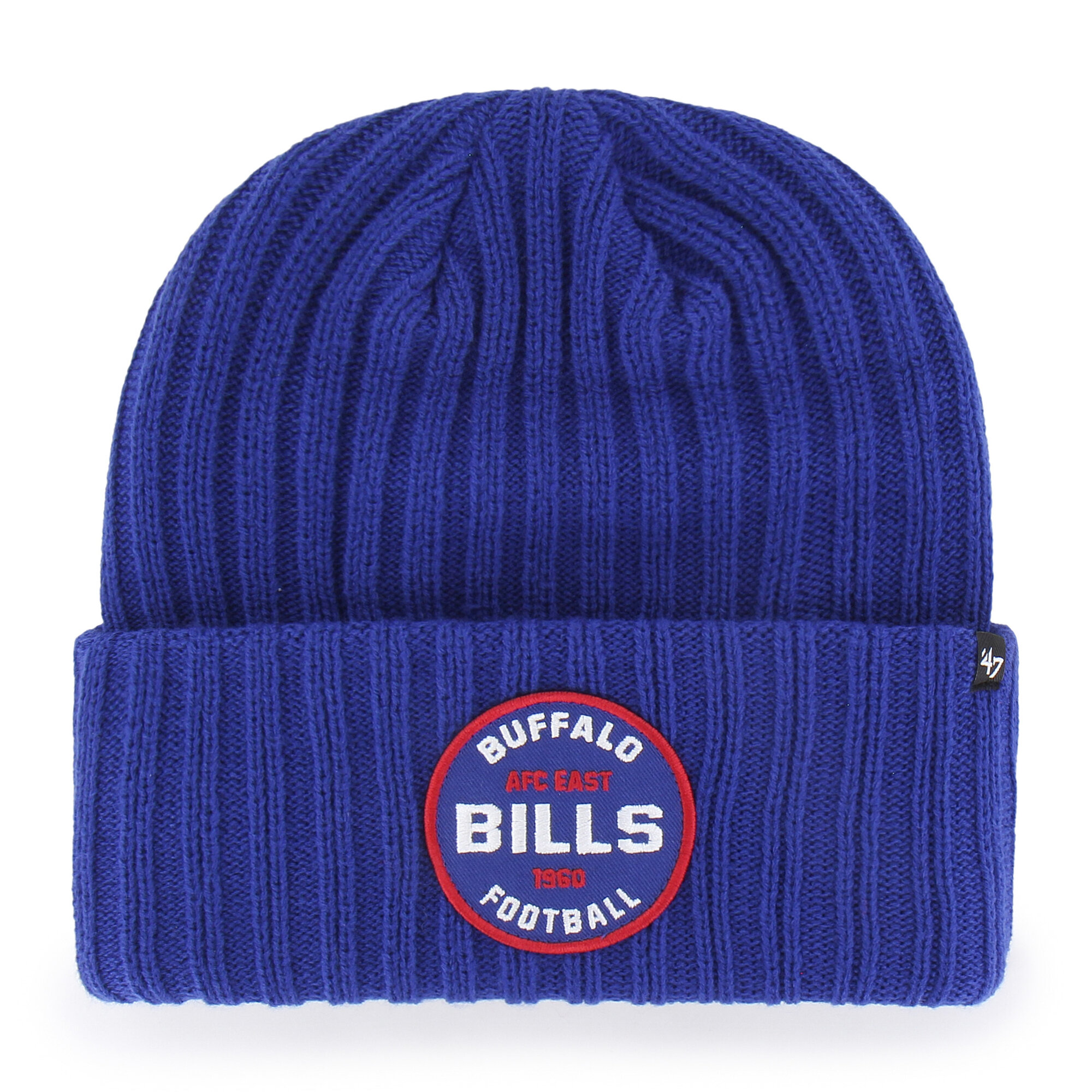 Men's '47 Royal Buffalo Bills Ribbed Snowdrift Cuffed Knit Hat