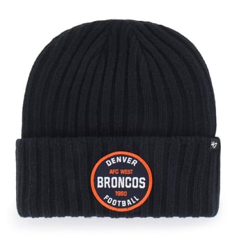 Men's '47  Navy Denver Broncos Ribbed Snowdrift Cuffed Knit Hat