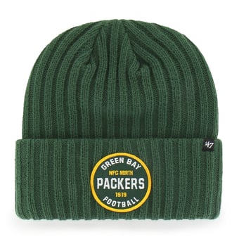 Men's '47  Green Green Bay Packers Ribbed Snowdrift Cuffed Knit Hat