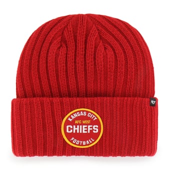 Men's '47  Red Kansas City Chiefs Ribbed Snowdrift Cuffed Knit Hat