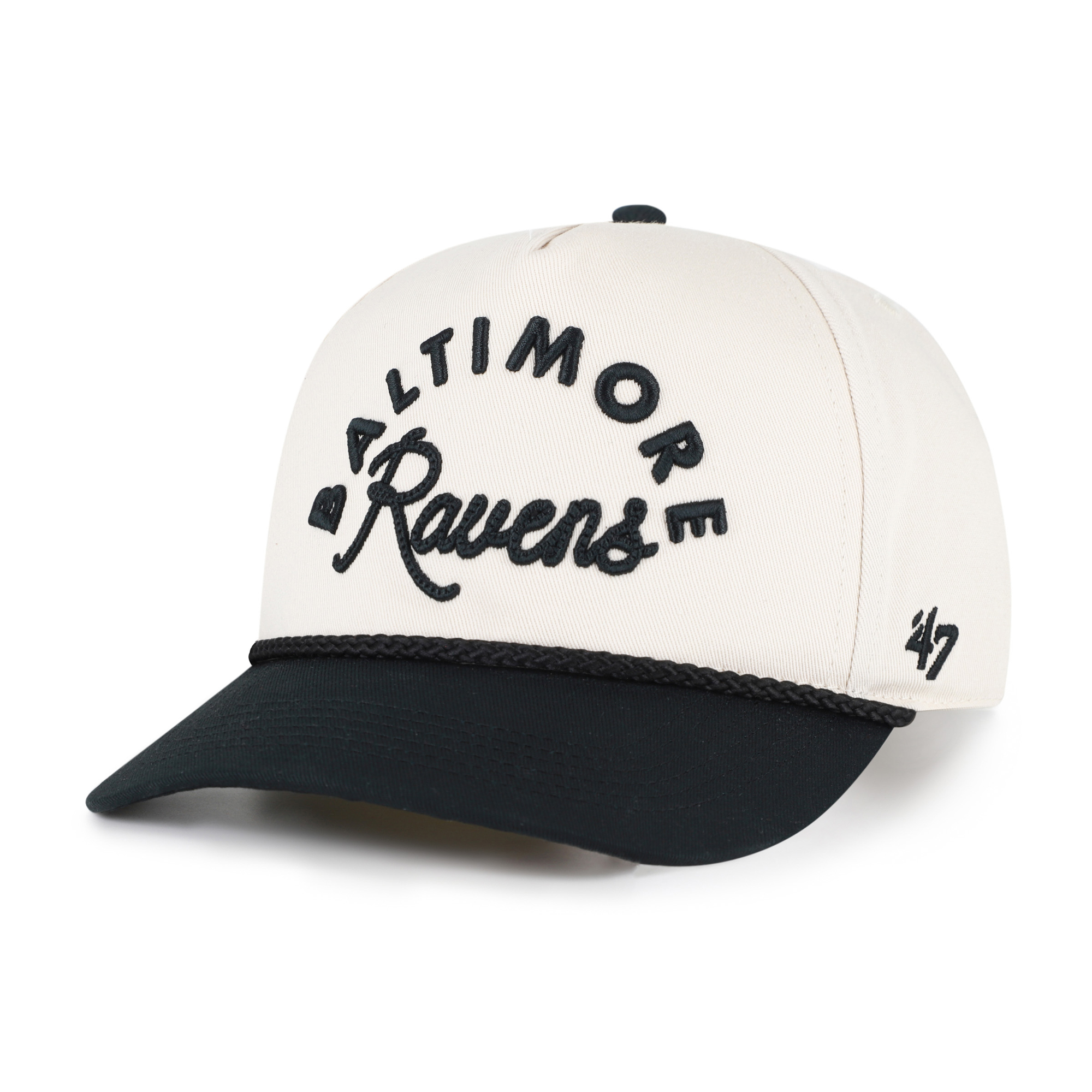 Women’s ’47 Natural Baltimore Ravens Rope Script Hitch Adjustable Hat
