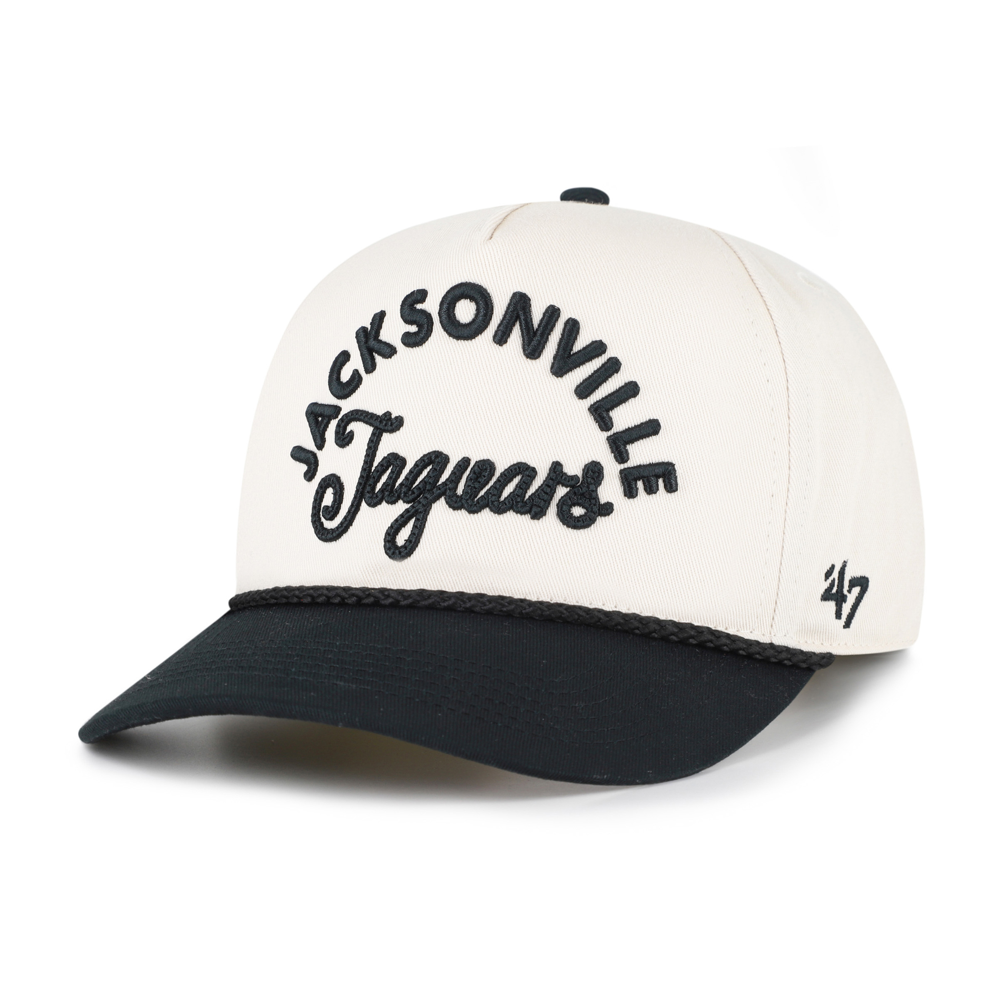 Women's '47 Natural Jacksonville Jaguars Rope Script Hitch Adjustable Hat