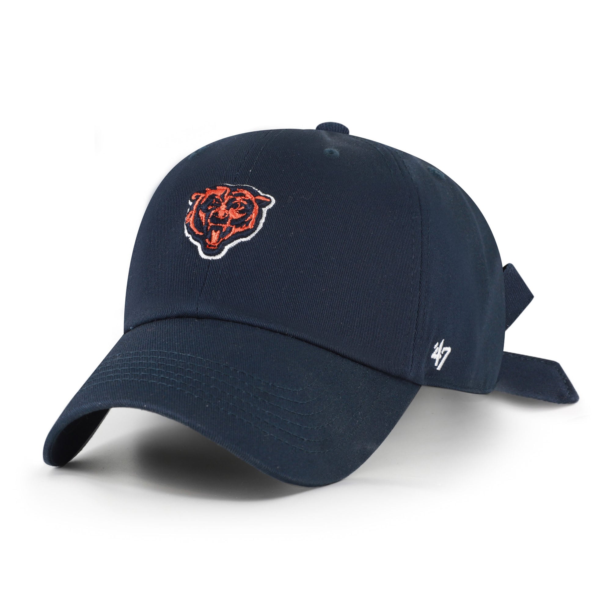 Women’s ’47 Navy Chicago Bears Bow Back Clean Up Adjustable Hat Women’s ’47 Navy Chicago Bears Bow Back Clean Up Adjustable Hat