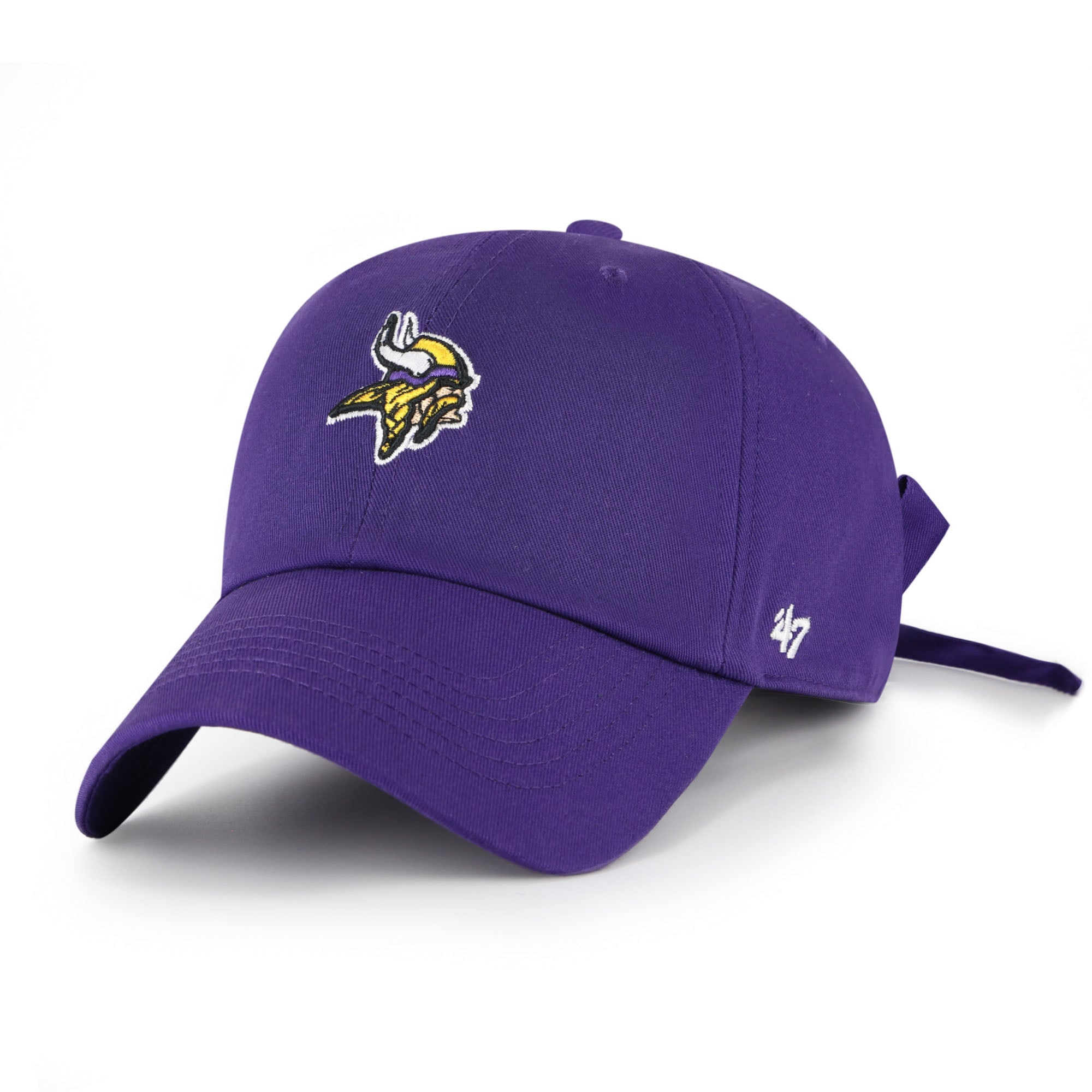 Women's '47 Purple Minnesota Vikings  Bow Back Clean Up Adjustable Hat