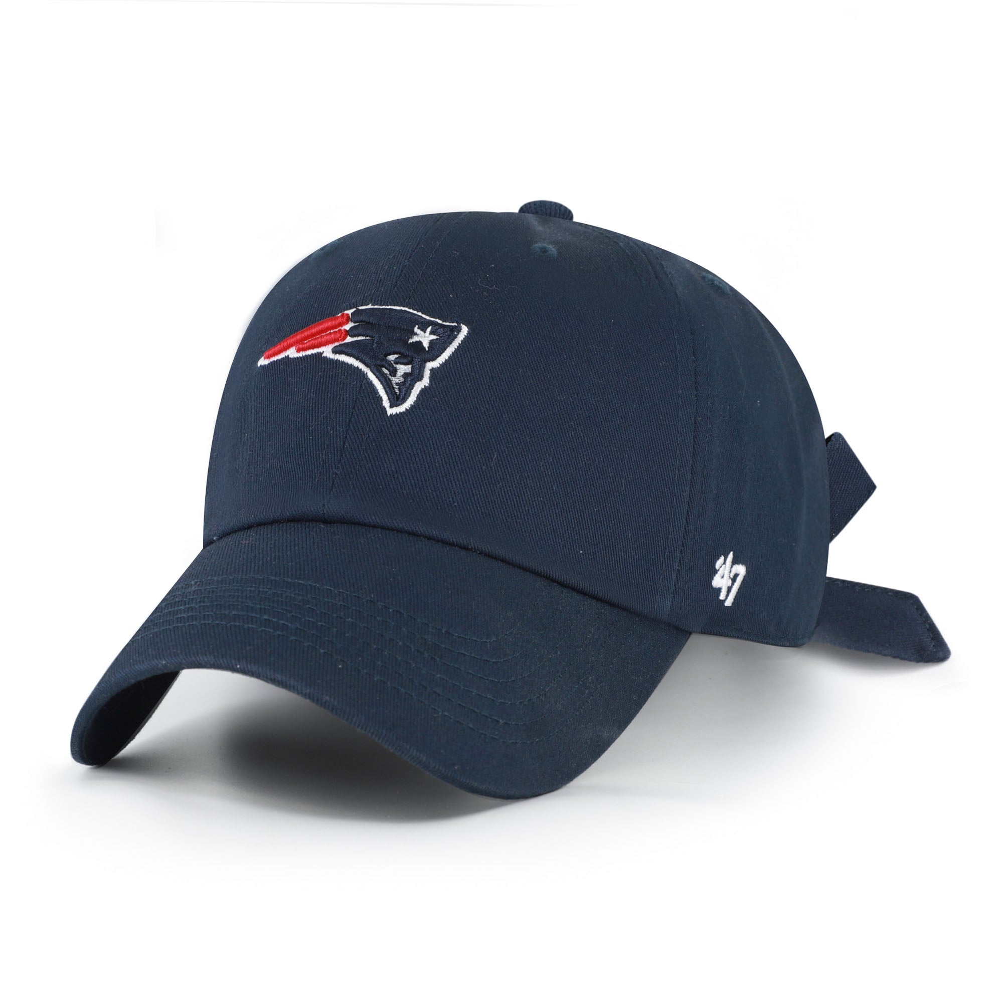 Women’s ’47 Navy New England Patriots Bow Back Clean Up Adjustable Hat Women’s ’47 Navy New England Patriots Bow Back Clean Up Adjustable Hat