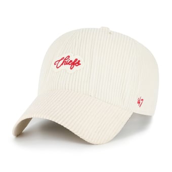 Women's '47 Natural Kansas City Chiefs Rope Script Clean Up Adjustable Hat