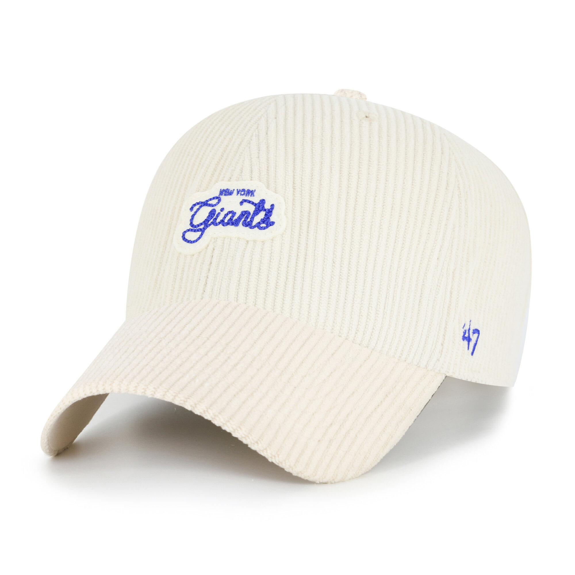 Women's '47 Natural New York Giants Rope Script Clean Up Adjustable Hat