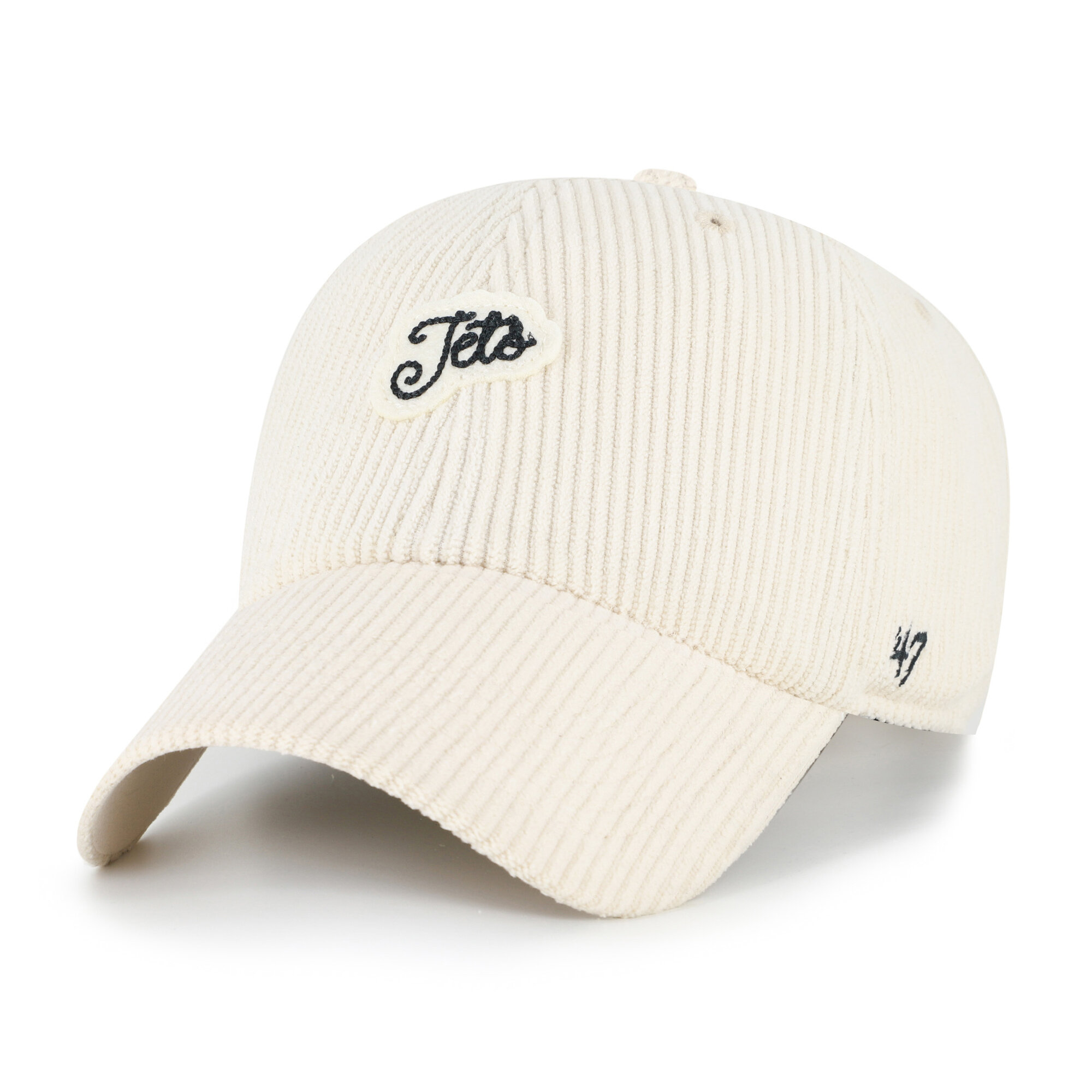 Women's '47 Natural New York Jets Rope Script Clean Up Adjustable Hat