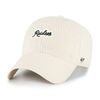 Women's '47 Natural Las Vegas Raiders Rope Script Clean Up Adjustable Hat