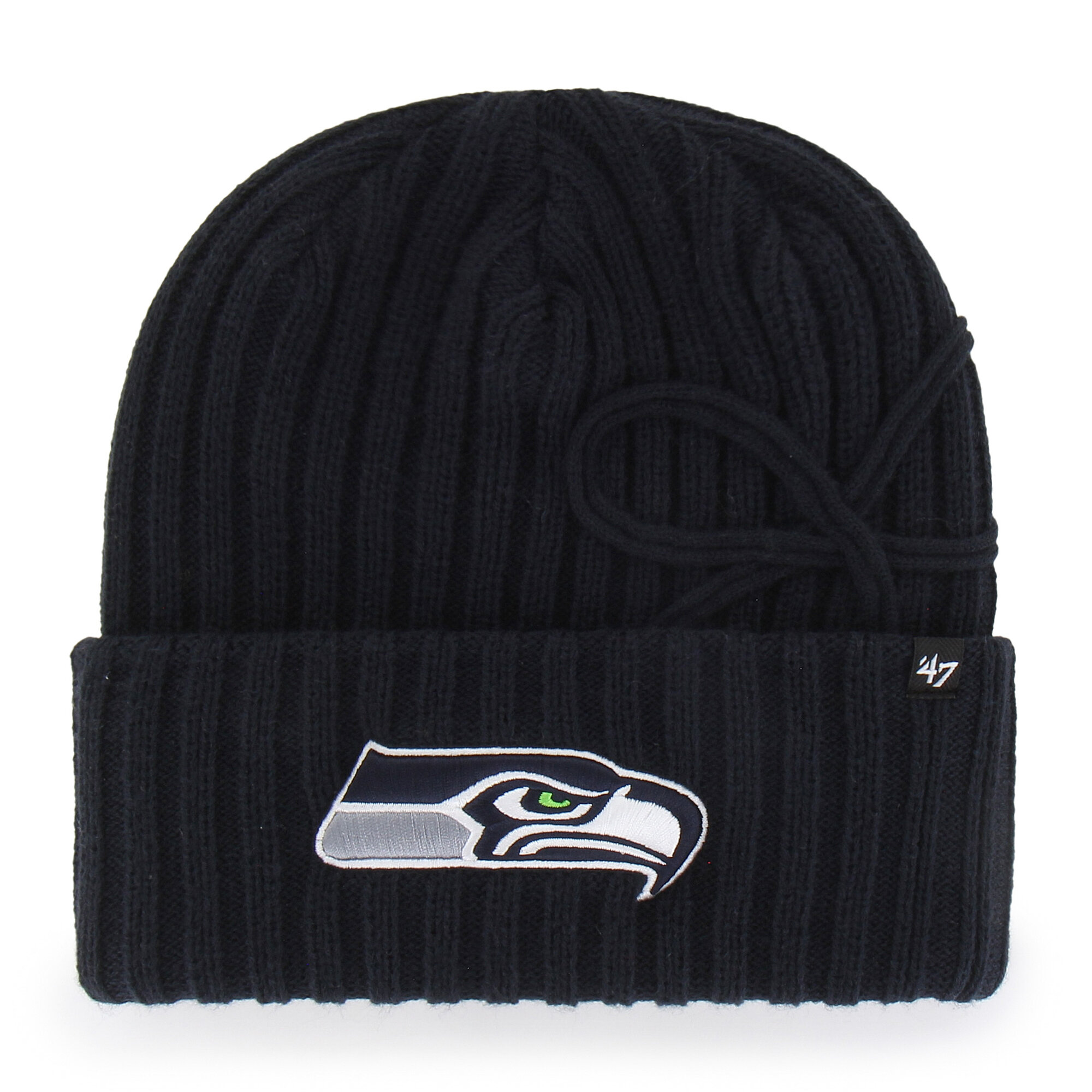 Women's '47  College Navy Seattle Seahawks Bow Cuffed Knit Hat