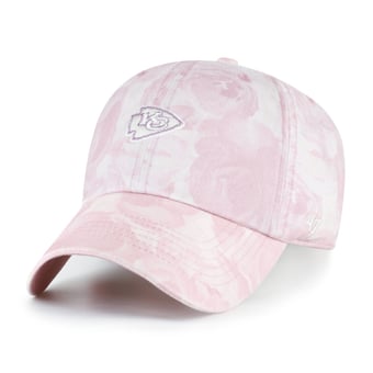 Women's '47 Pink Kansas City Chiefs  Gardenia Clean Up Adjustable Hat