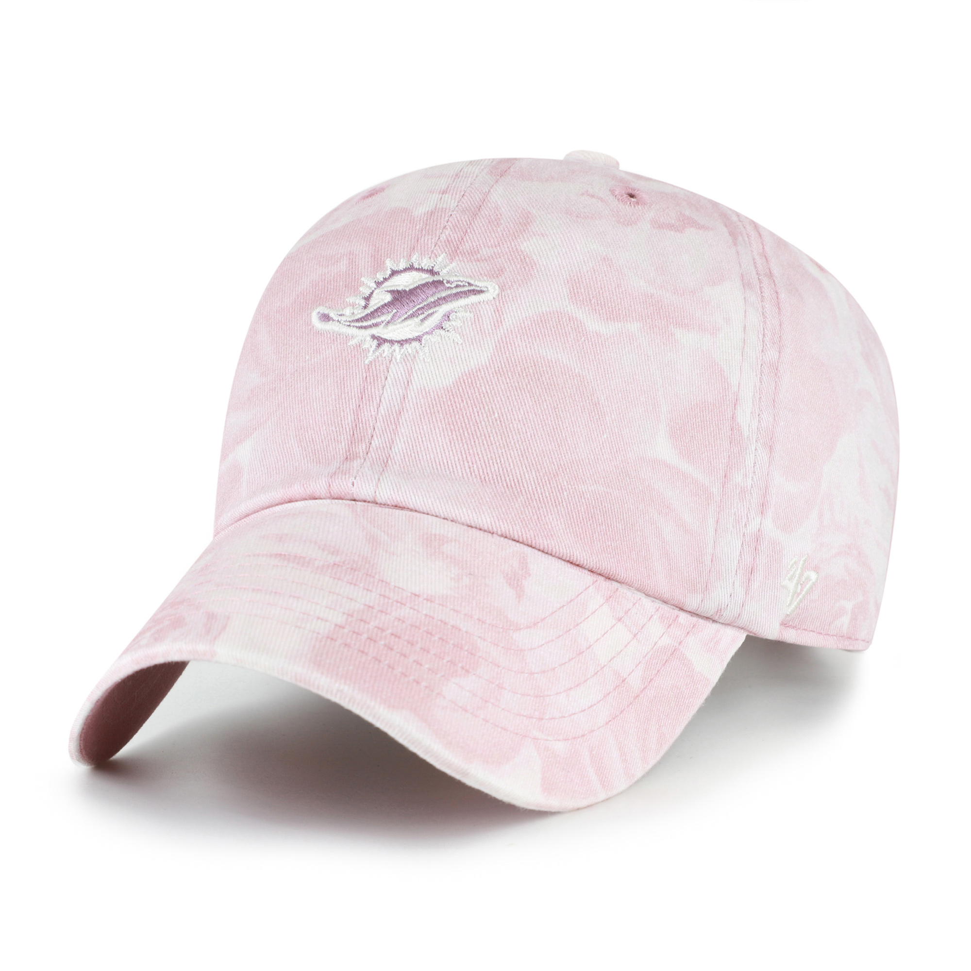 Women's '47 Pink Miami Dolphins  Gardenia Clean Up Adjustable Hat