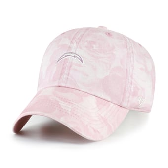 Women's '47 Pink Los Angeles Chargers  Gardenia Clean Up Adjustable Hat