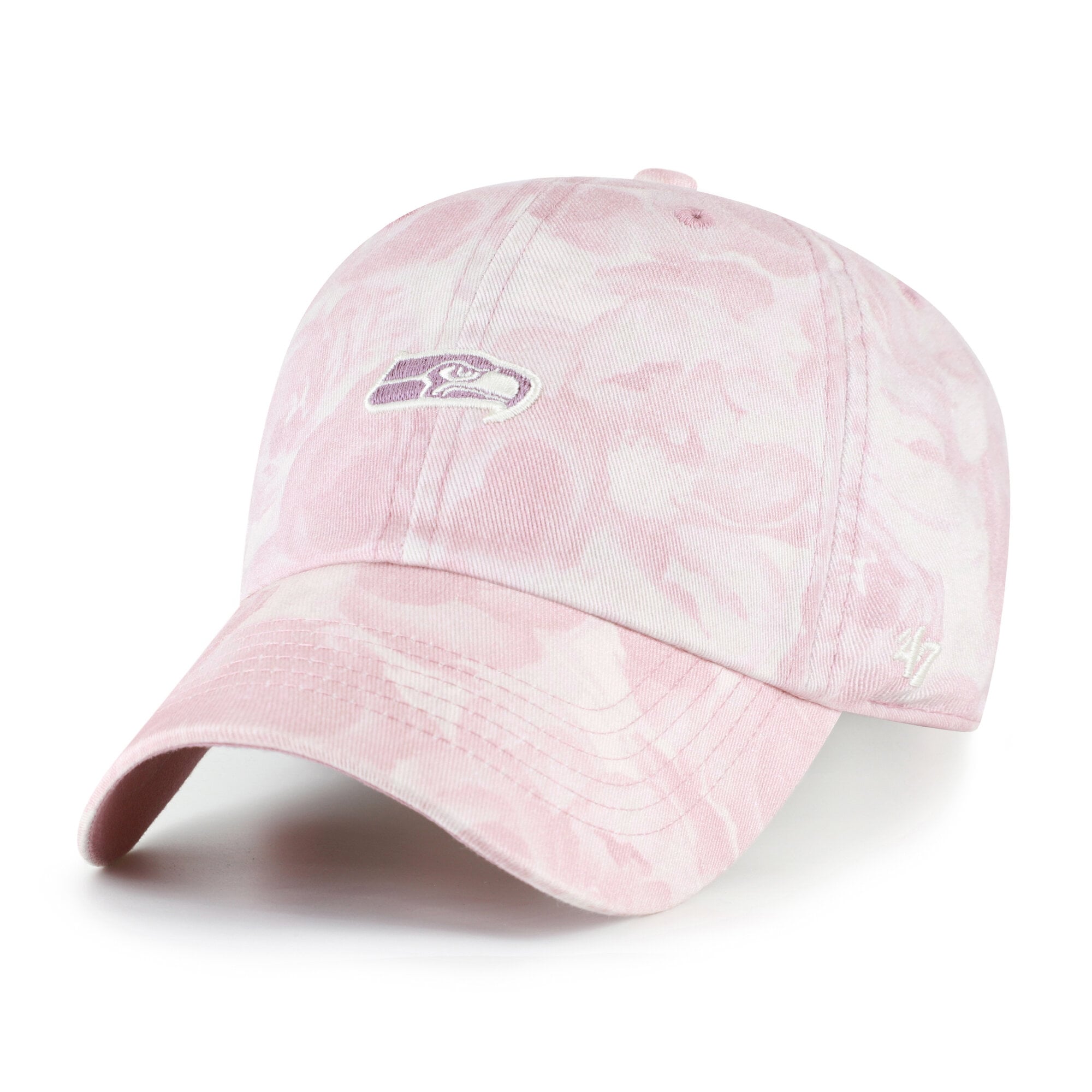 Women's '47 Pink Seattle Seahawks  Gardenia Clean Up Adjustable Hat