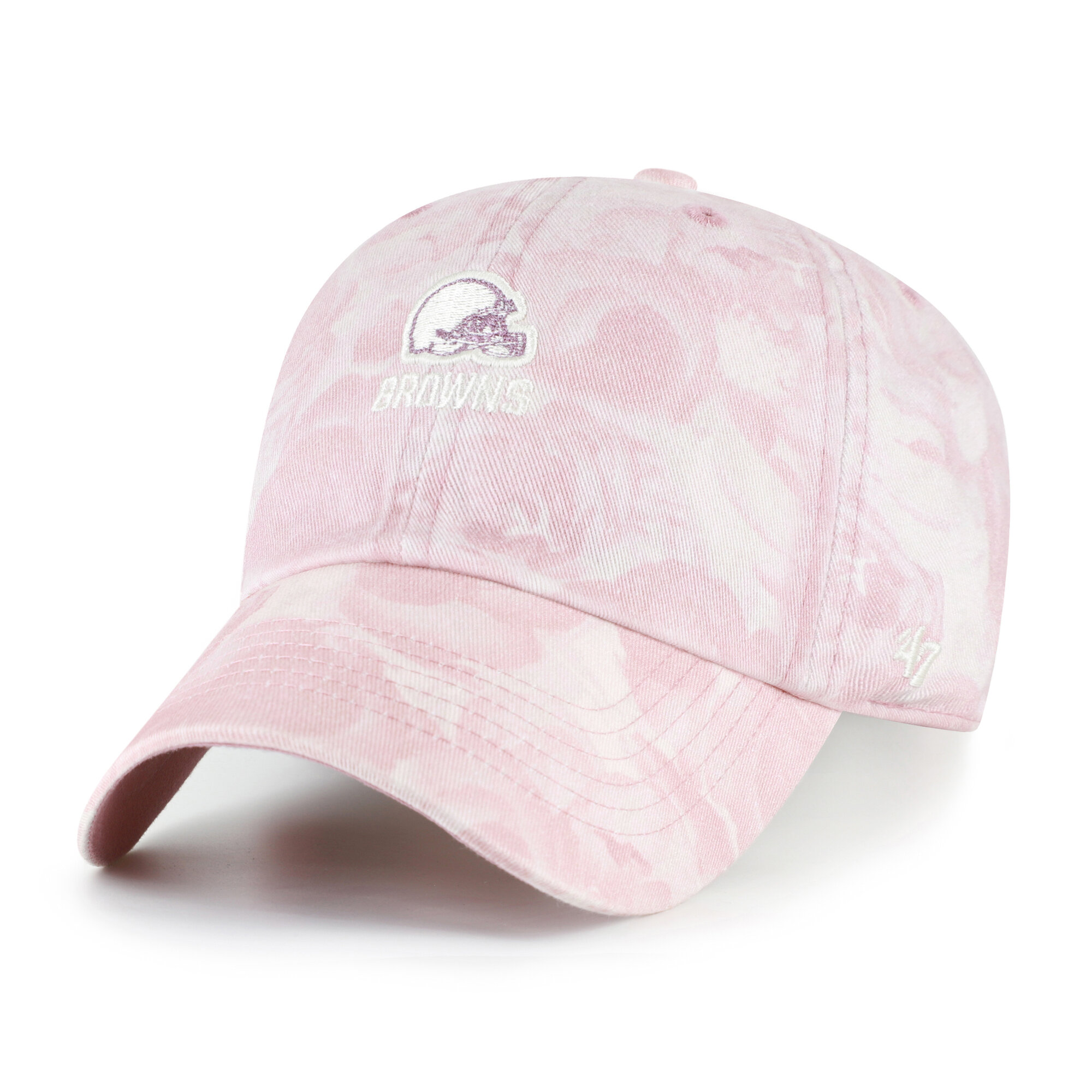 '47 Brand Women's Pink Cleveland Browns Gardenia Clean Up Adjustable Hat - Pink