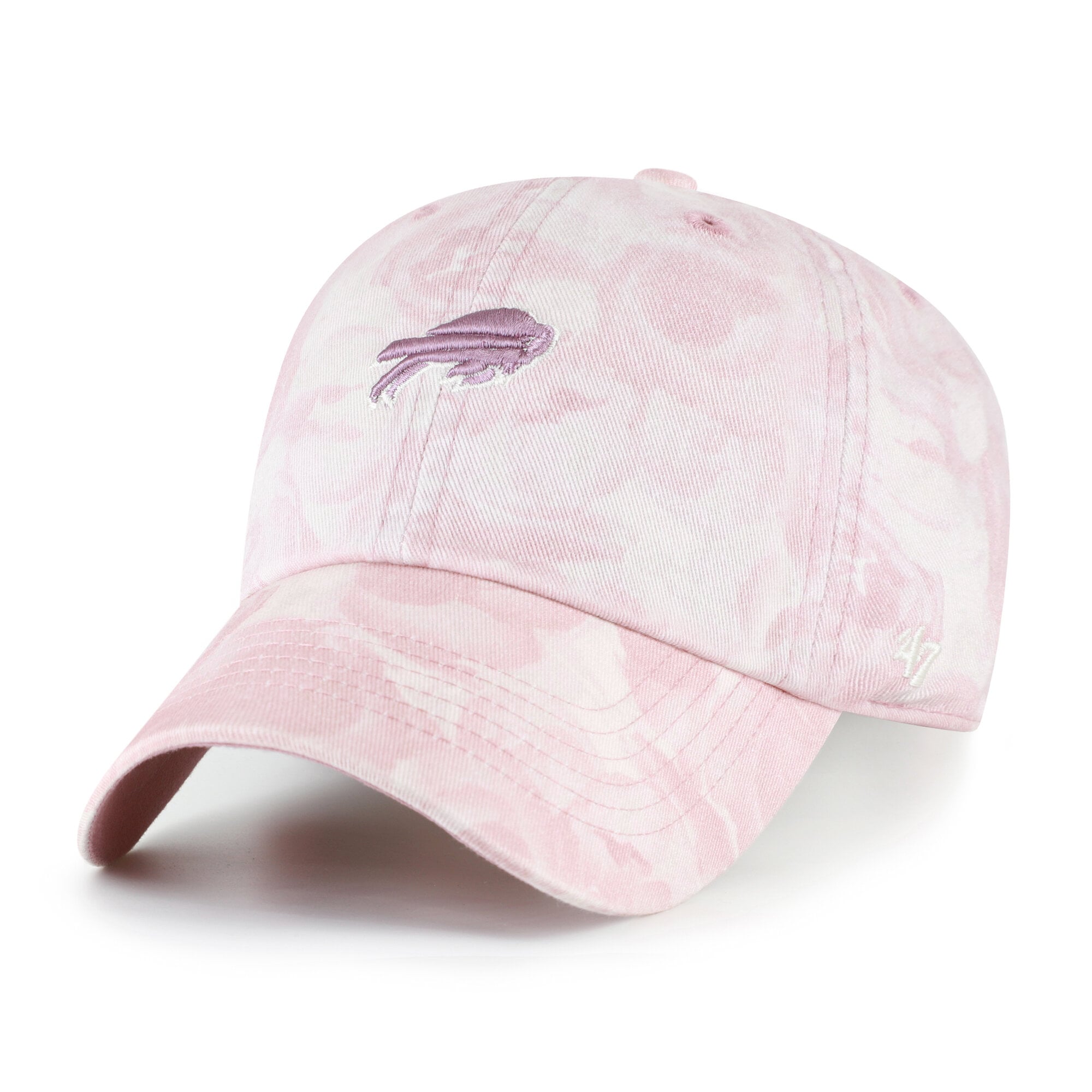 Women's '47 Pink Buffalo Bills  Gardenia Clean Up Adjustable Hat