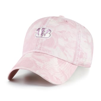 Women's '47 Pink Cincinnati Bengals  Gardenia Clean Up Adjustable Hat