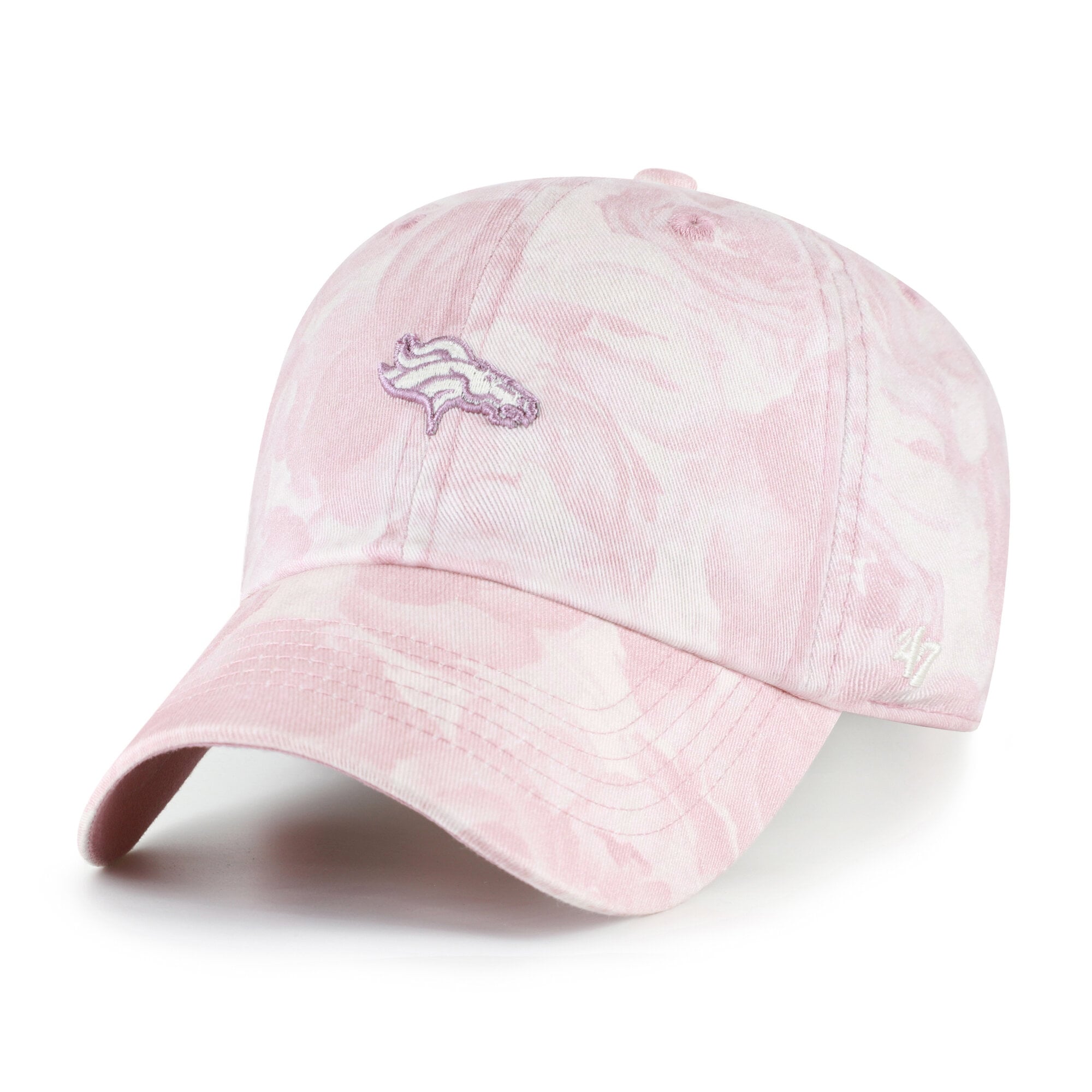 Women's '47 Pink Denver Broncos  Gardenia Clean Up Adjustable Hat