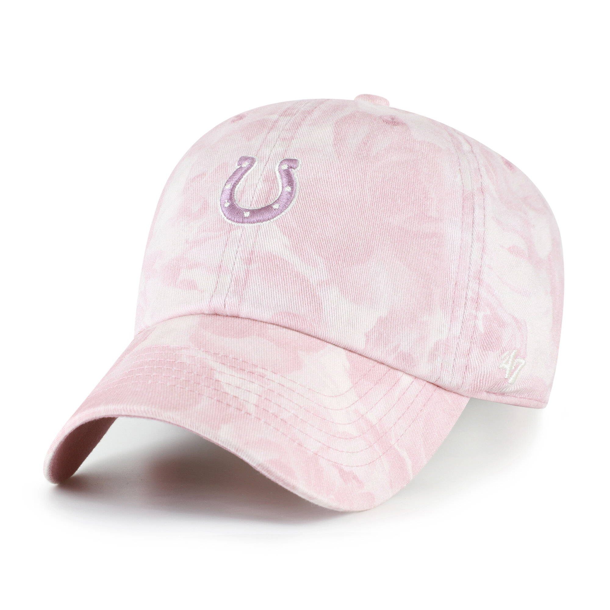 Women's '47 Pink Indianapolis Colts  Gardenia Clean Up Adjustable Hat