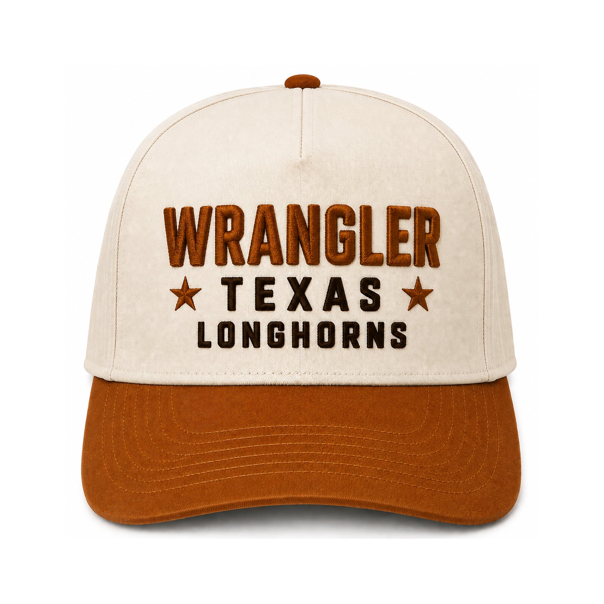 Unisex Cap X x Wrangler Cream/Texas Orange Texas Longhorns Starred Adjustable Hat