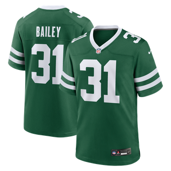 Men's Nike Green New York Jets David Bailey Team Game Jersey