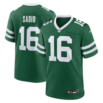 Men's Nike Green New York Jets Kenyon Sadiq Team Game Jersey