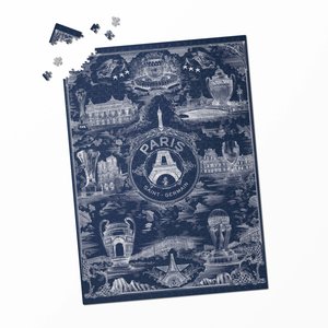 Puzzle Célébration du Paris Saint-Germain (PSG) par Octave Marsal, vue 1