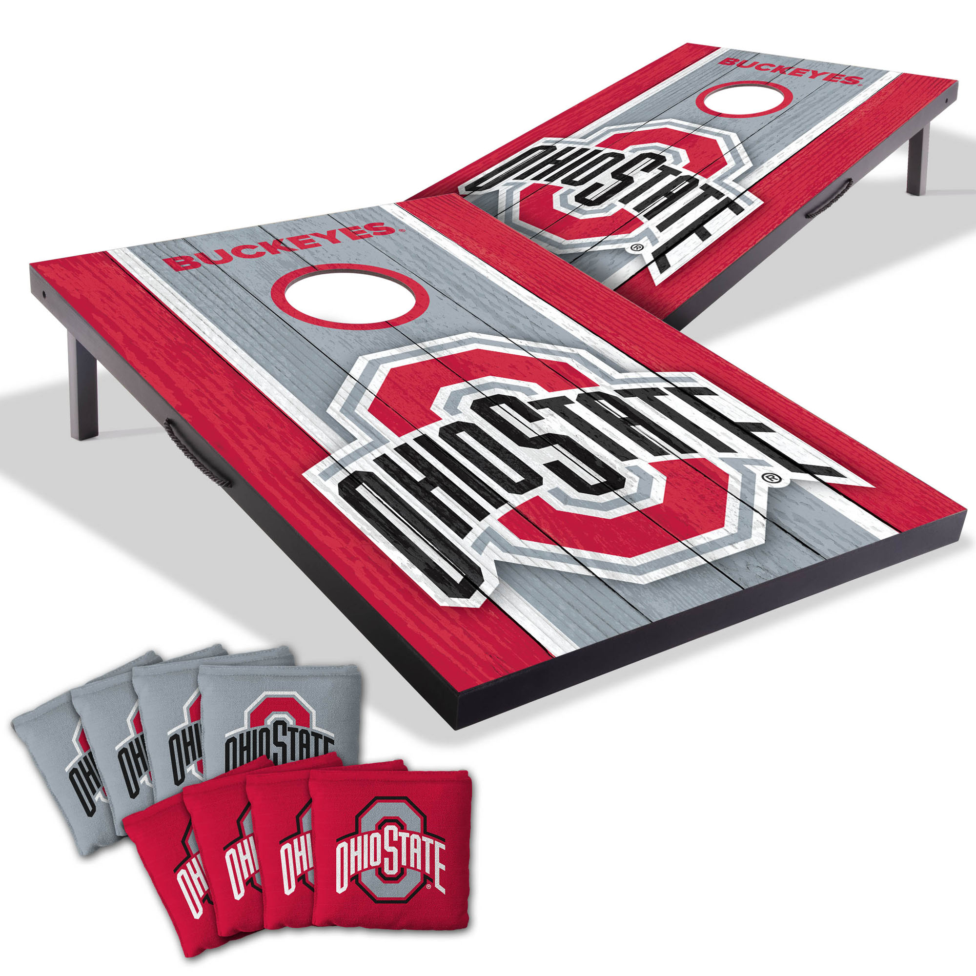 Fanpoint Ohio State Buckeyes 2' x 3' Cornhole Game with Bags