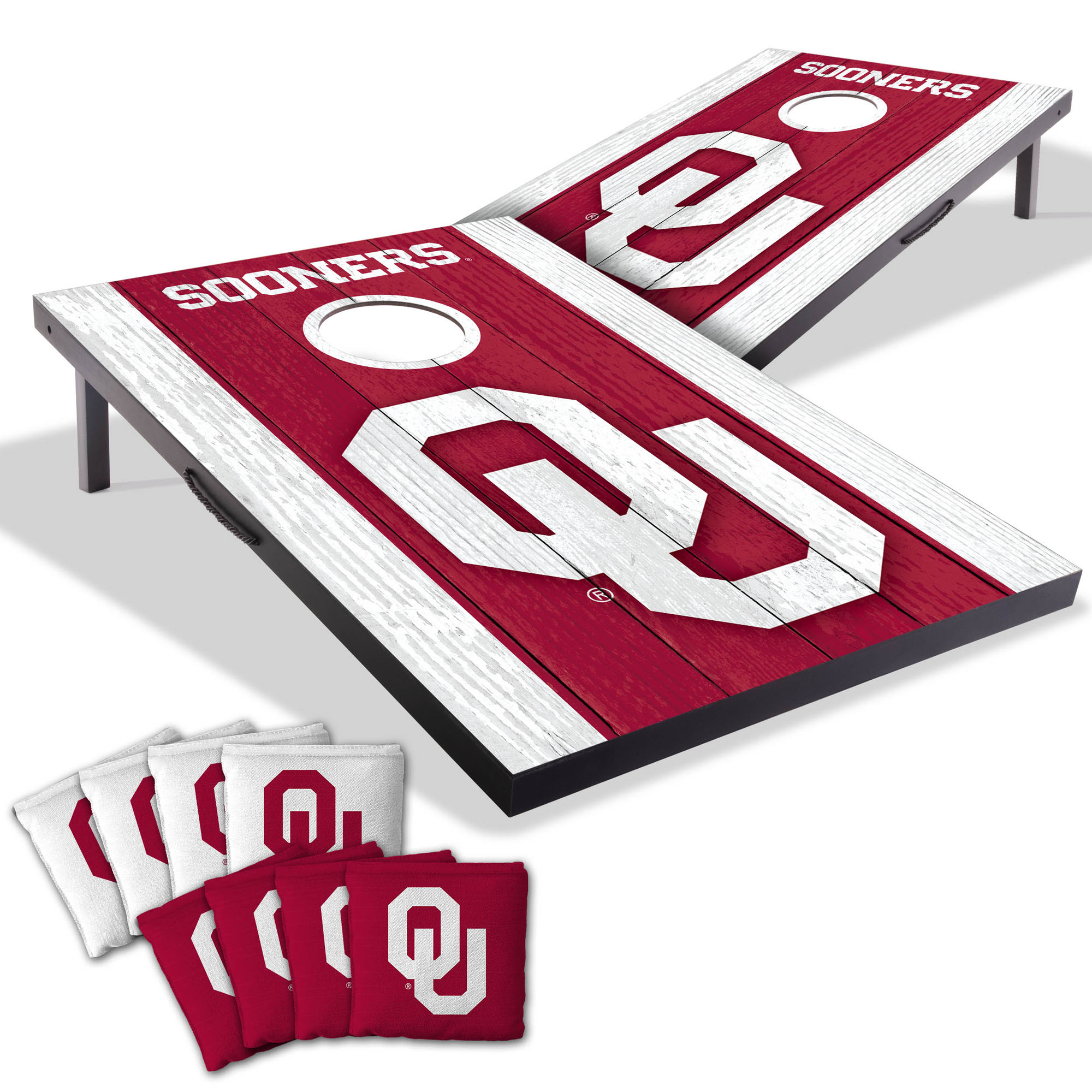 Fanpoint Oklahoma Sooners 2' x 3' Cornhole Game with Bags