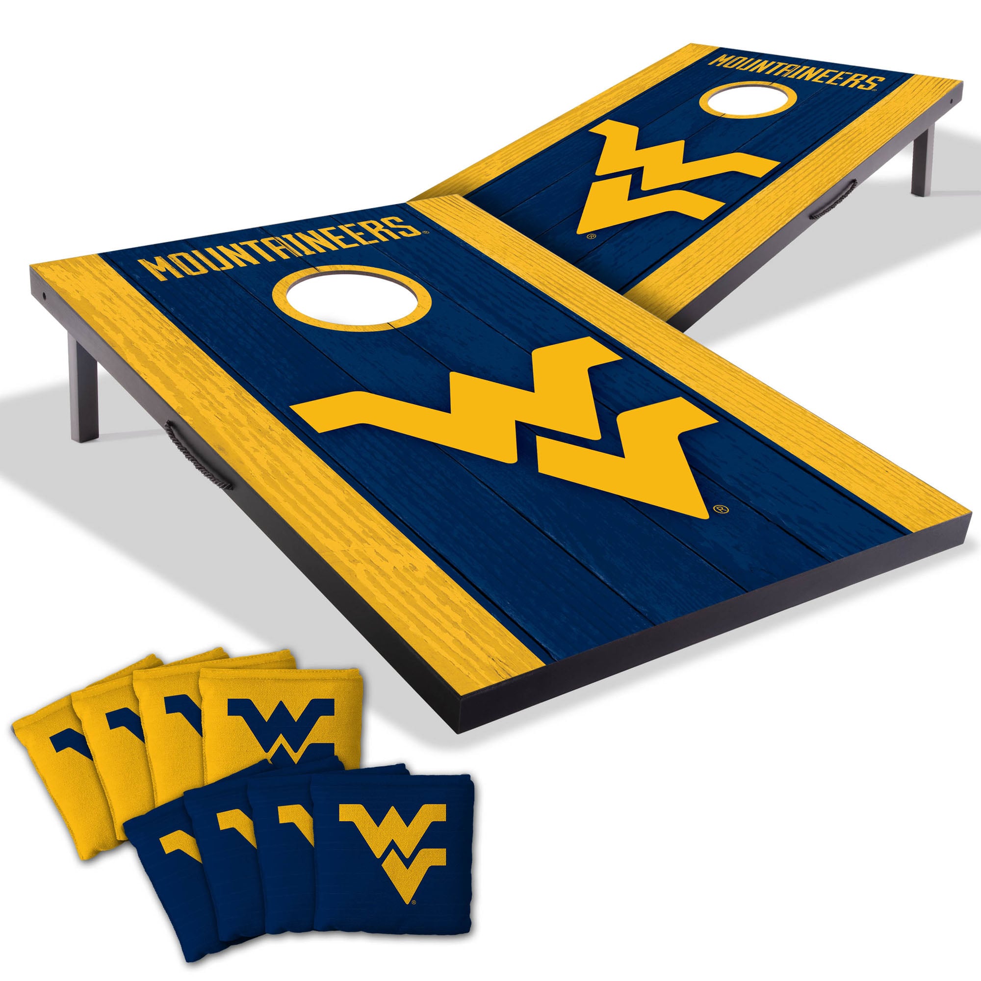 IDNA West Virginia Mountaineers 2' x 3' Cornhole Game with Bags