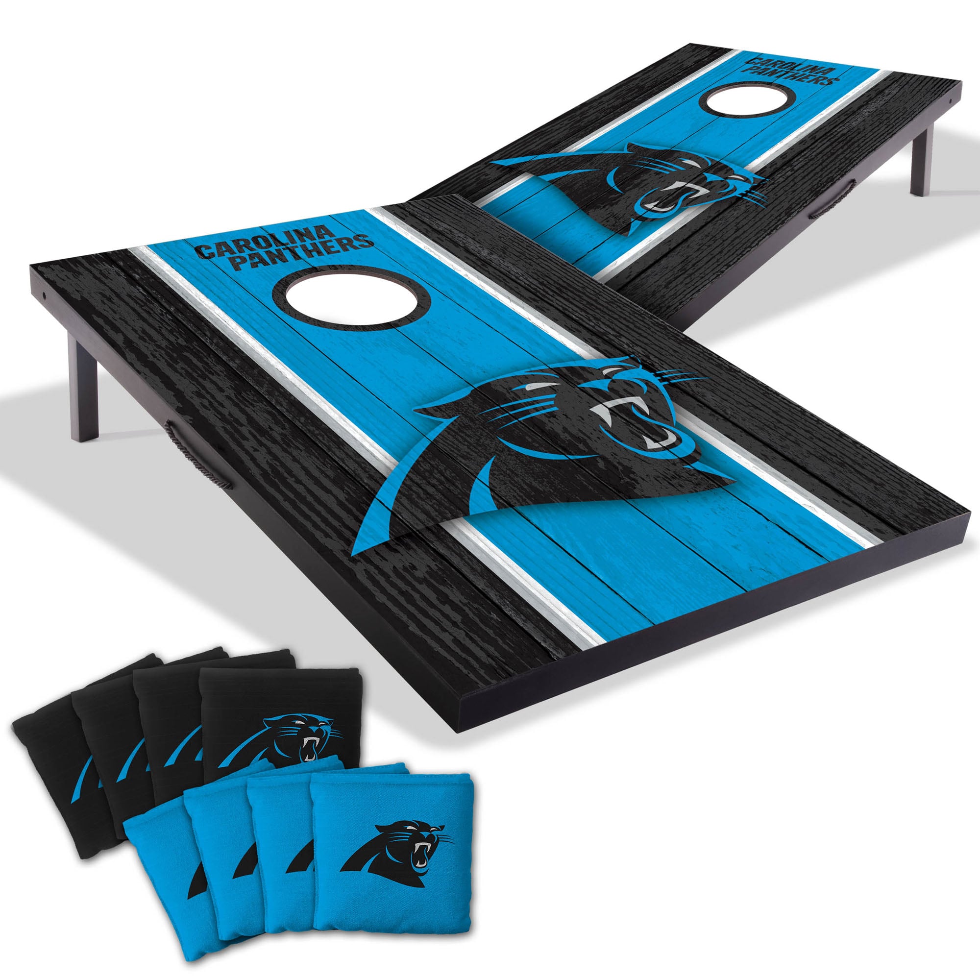 IDNA Carolina Panthers 2' x 3' Cornhole Game with Bags
