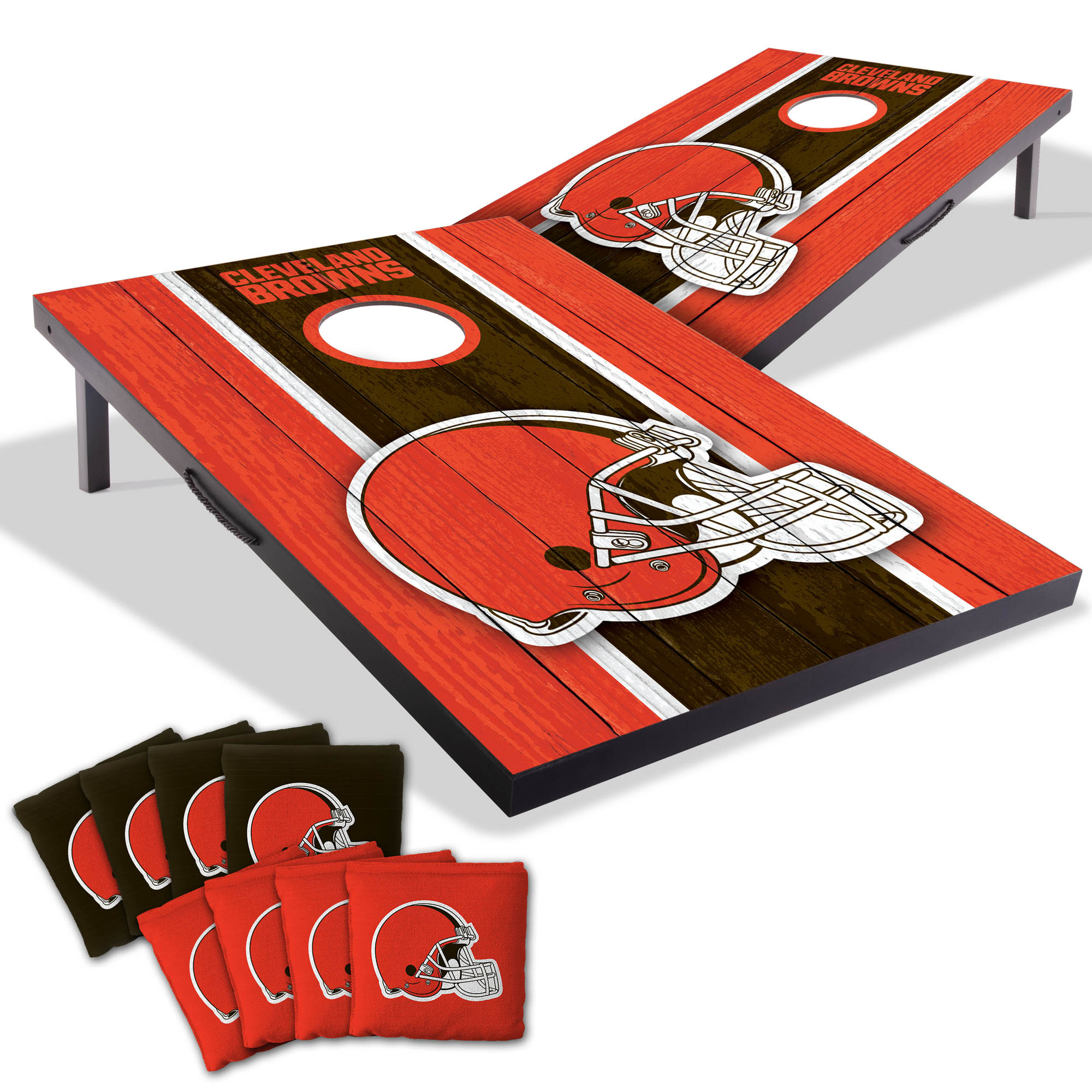 Fanpoint Cleveland Browns 2' x 3' Cornhole Game with Bags