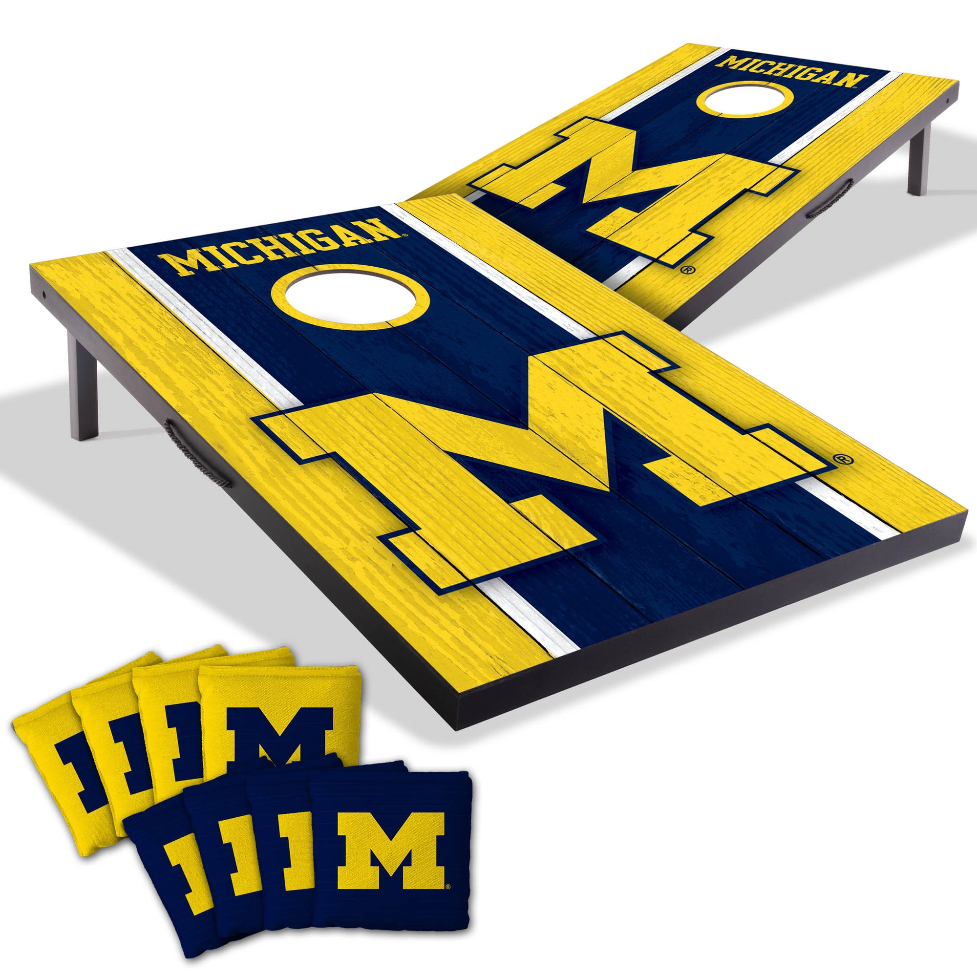 IDNA Michigan Wolverines 2' x 3' Cornhole Game with Bags