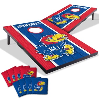 IDNA Kansas Jayhawks 2' x 3' Cornhole Game with Bags
