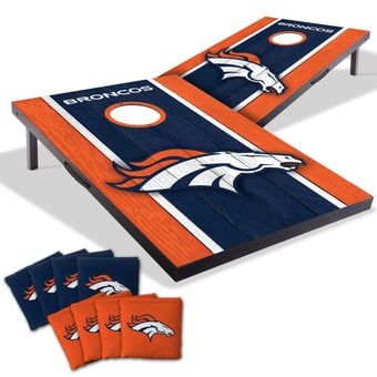 IDNA Denver Broncos 2' x 3' Cornhole Game with Bags