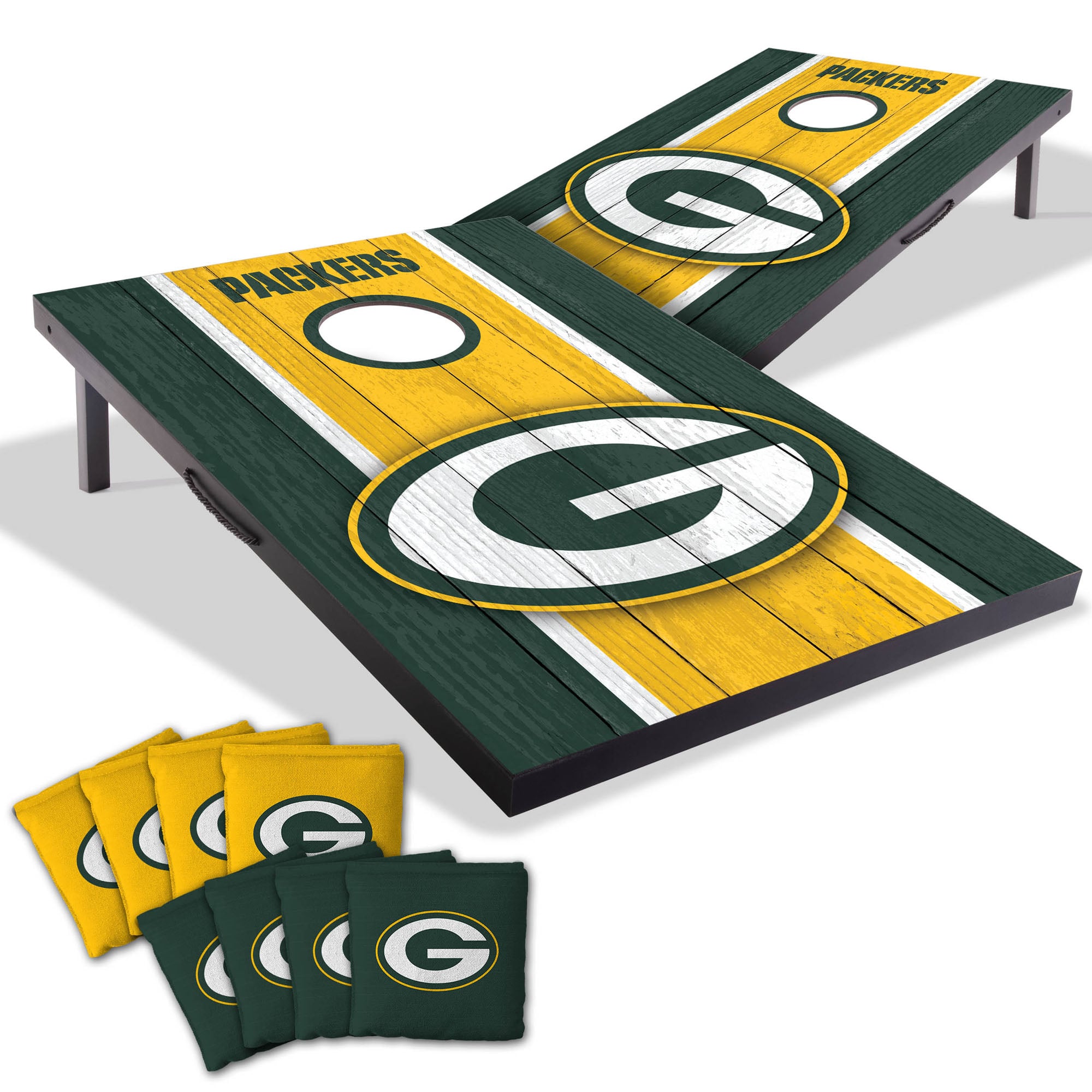 IDNA Green Bay Packers 2' x 3' Cornhole Game with Bags