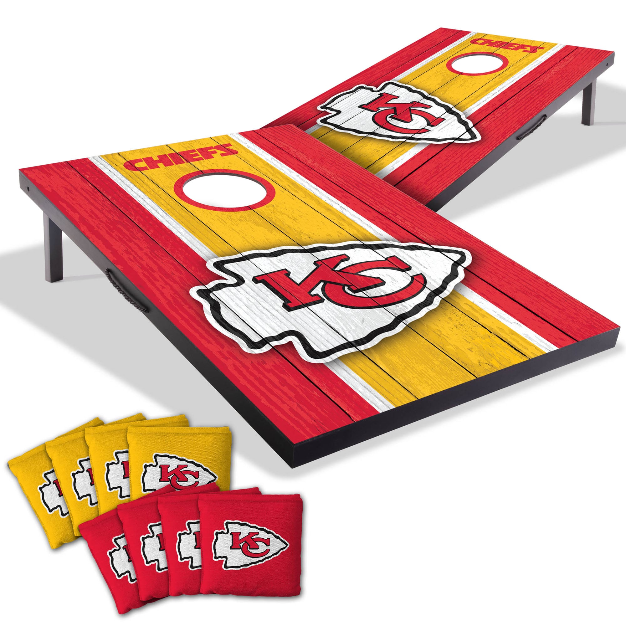 IDNA Kansas City Chiefs 2' x 3' Cornhole Game with Bags