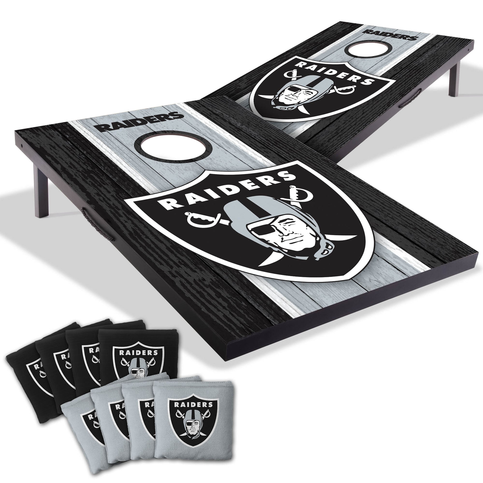 IDNA Las Vegas Raiders 2' x 3' Cornhole Game with Bags