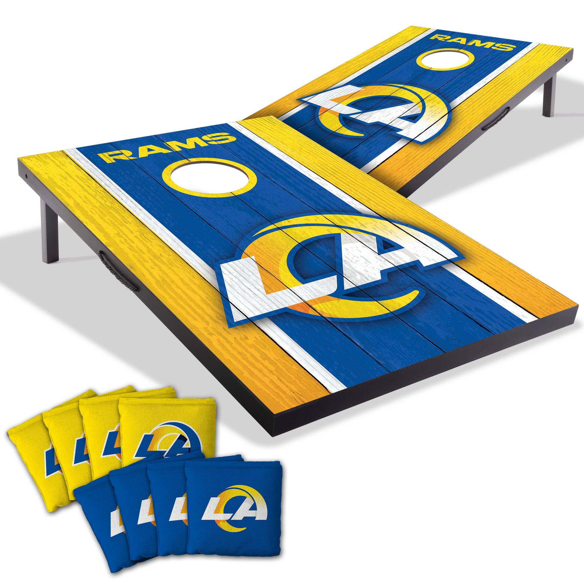 Fanpoint Los Angeles Rams 2' x 3' Cornhole Game with Bags