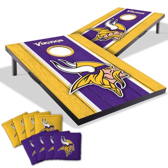 IDNA Minnesota Vikings 2' x 3' Cornhole Game with Bags