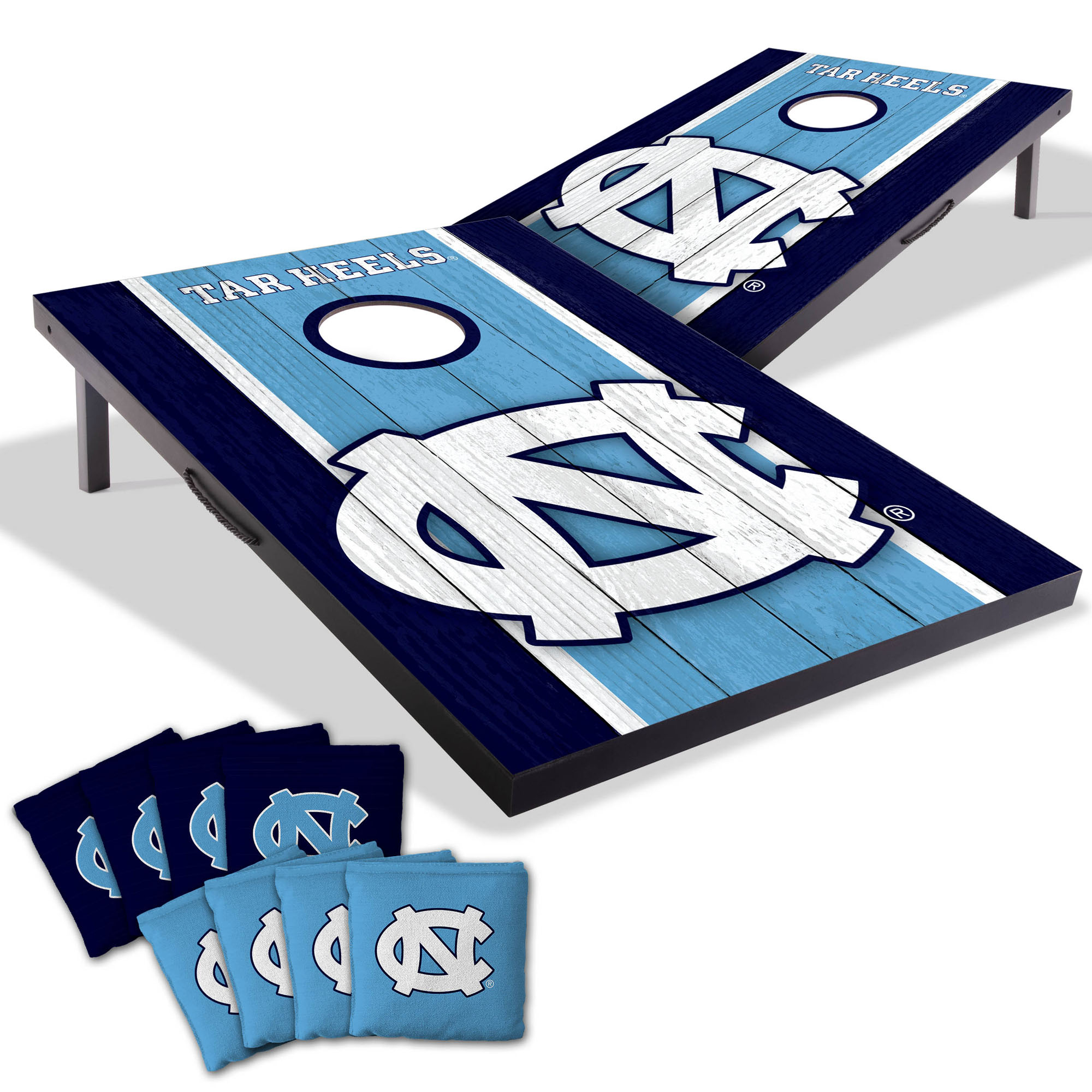 Fanpoint North Carolina Tar Heels 2' x 3' Cornhole Game with Bags