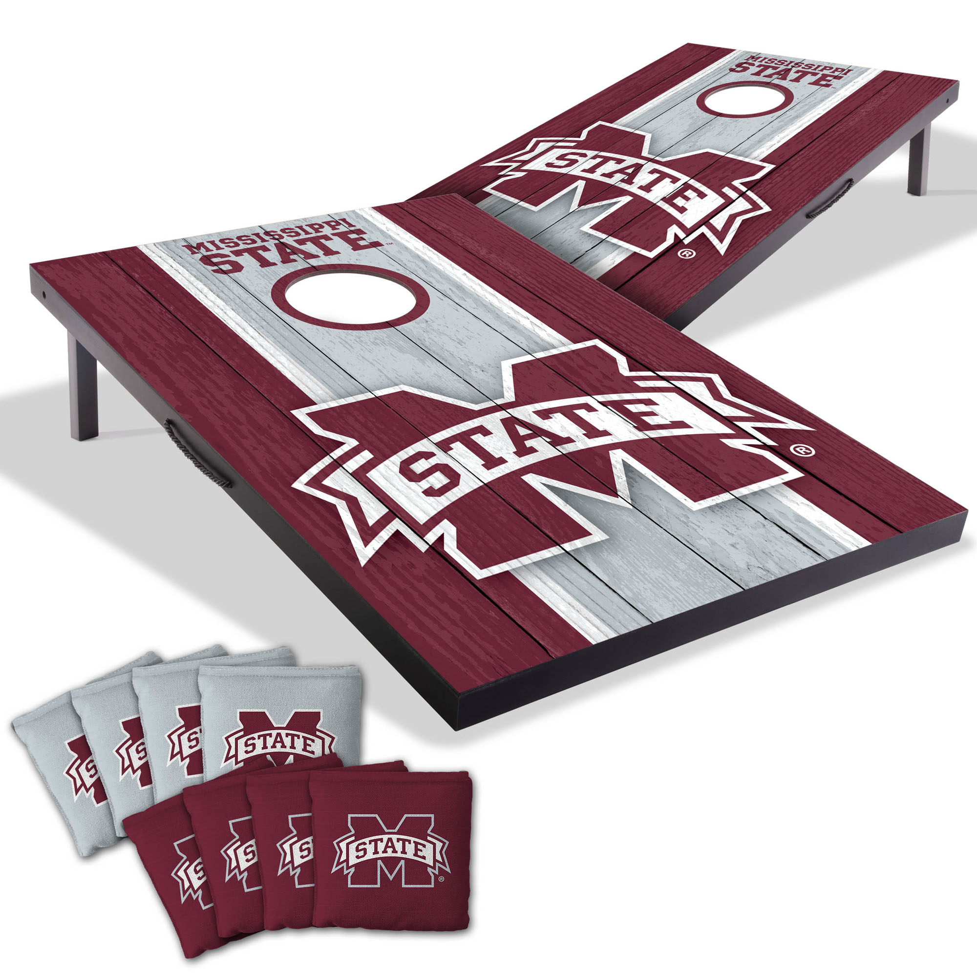 Fanpoint Mississippi State Bulldogs 2' x 3' Cornhole Game with Bags