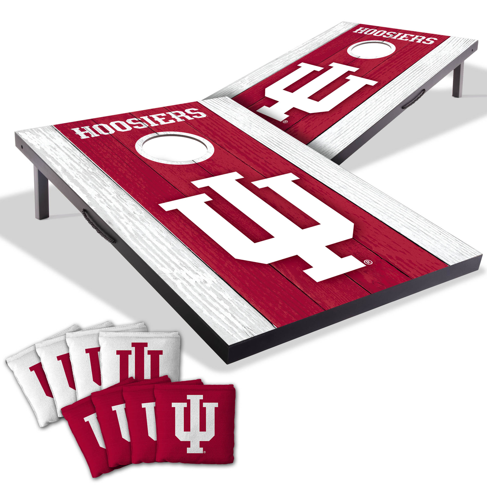 Fanpoint Indiana Hoosiers 2' x 3' Cornhole Game with Bags