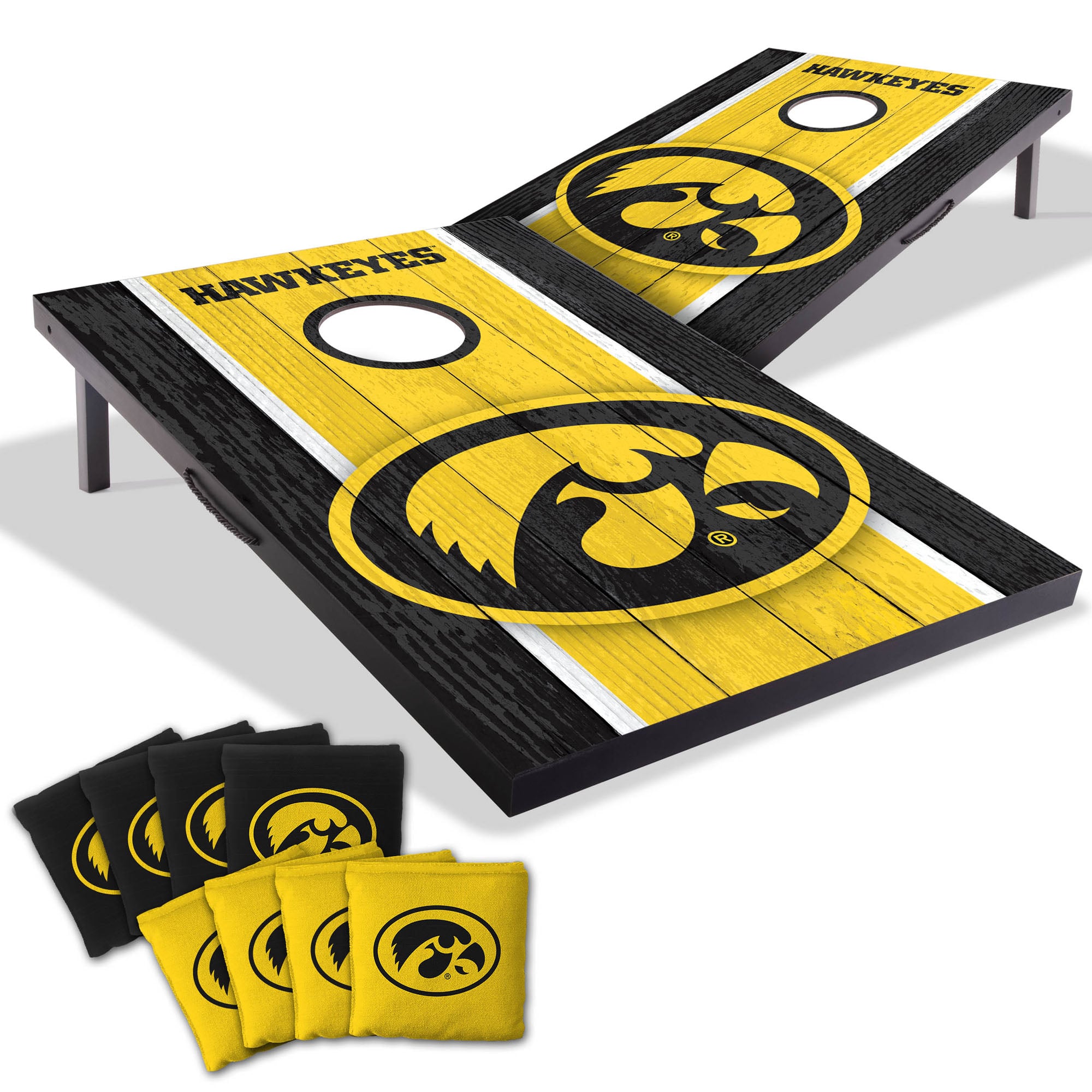 IDNA Iowa Hawkeyes 2' x 3' Cornhole Game with Bags