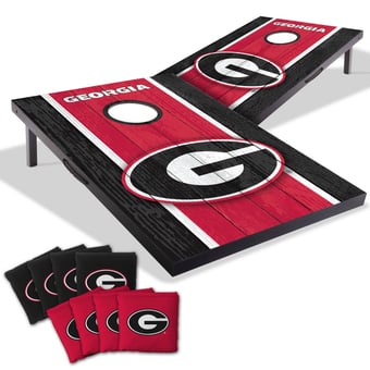 Fanpoint Georgia Bulldogs 2' x 3' Cornhole Game with Bags