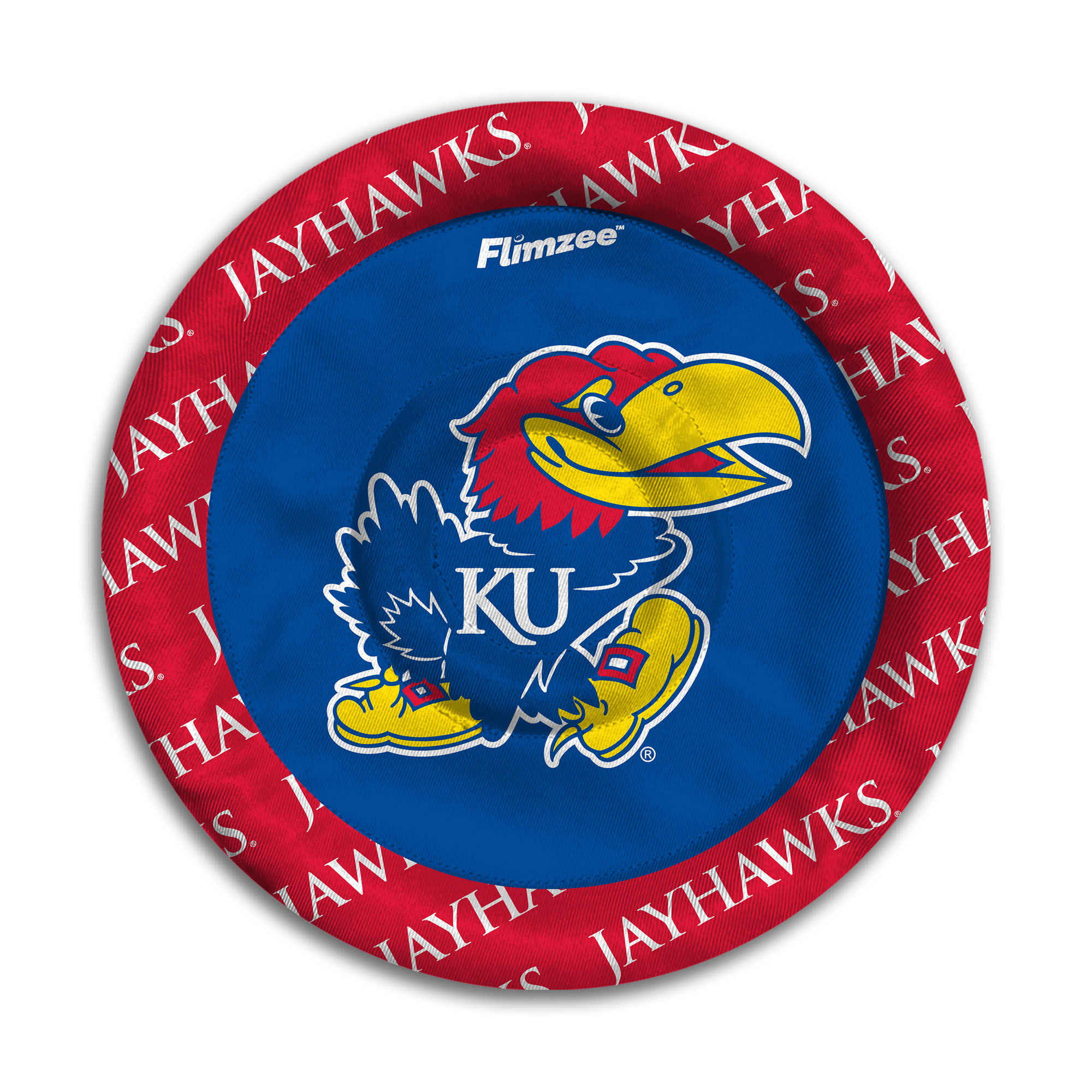 Fanpoint Kansas Jayhawks Flimzee Bean Bag Flying Disc