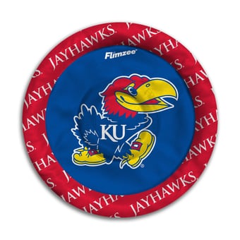 Fanpoint Kansas Jayhawks Flimzee Bean Bag Flying Disc