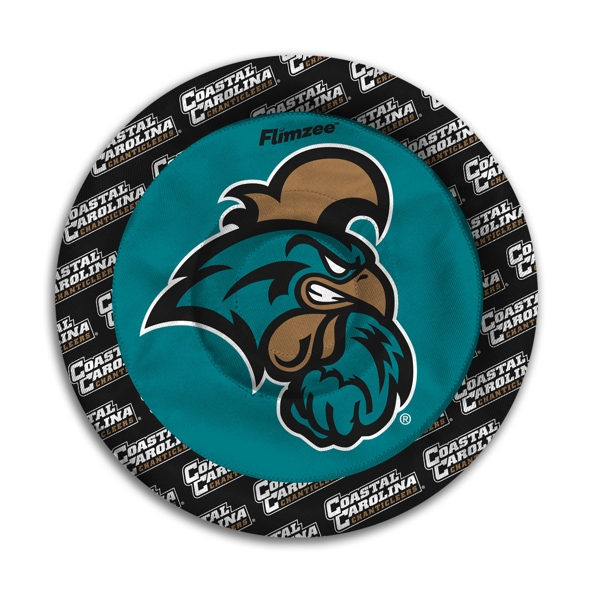 Fanpoint Coastal Carolina Chanticleers Flimzee Bean Bag Flying Disc